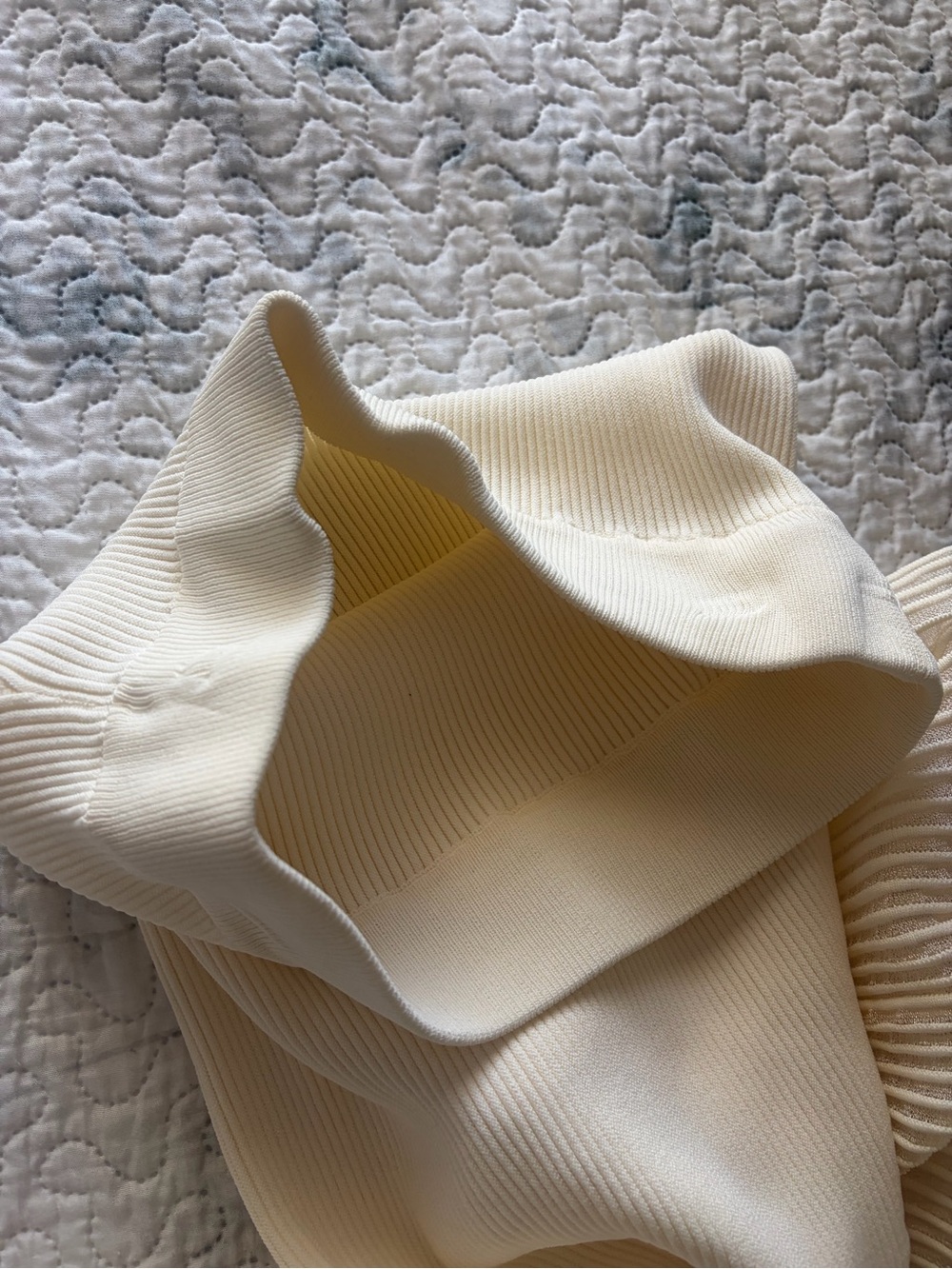 Commense Cream Knit Maxi Skirt - Picture 5 of 5